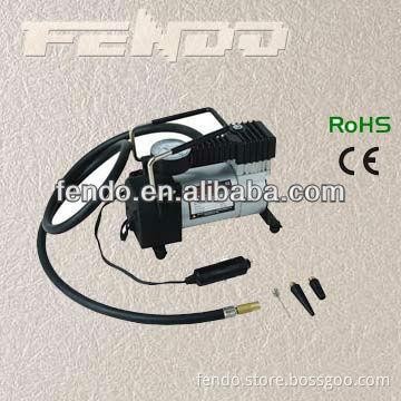 Metal heavy duty car air compressor 12v